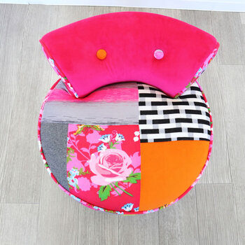 カラフルチェアー スツール ピンク 送料無料-2