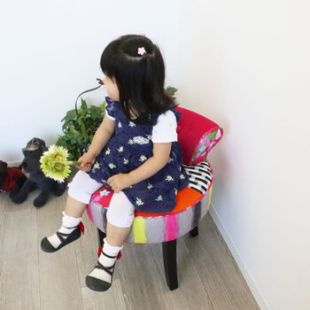 カラフルチェアー スツール ピンク 送料無料-7