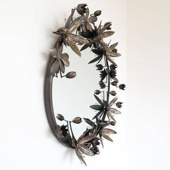 モダンテイスト ミラー 鏡 壁飾り　モダンテイストの大き目壁掛けミラー 送料無料-5