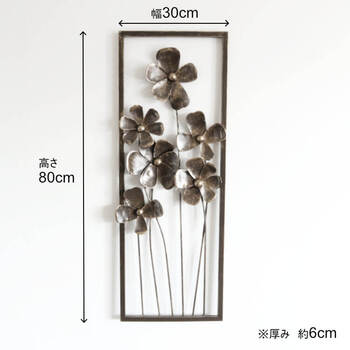 ウォールアートパネル 壁掛け 壁飾り 花 送料無料-6