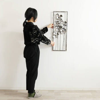 ウォールアートパネル 壁掛け 壁飾り 花 送料無料-7