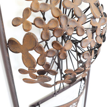 ウォールアートパネル 壁掛け 壁飾り アンティークブラウン 送料無料-1