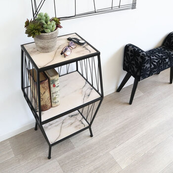 3段ラック キャビネット モダンテイスト 送料無料-8