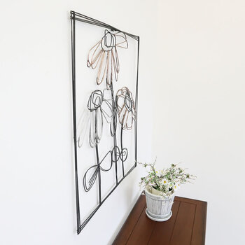 ウォールアート 壁掛け 壁飾り 花 送料無料-7