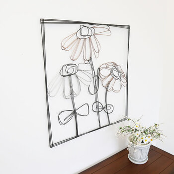 ウォールアート 壁掛け 壁飾り 花 送料無料-8