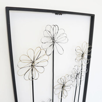 ウォールアートパネル 壁掛け 壁飾り　モダンテイストのアイアンウォールアートパネル 送料無料-1