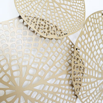 ウォールアートパネル 壁掛け 壁飾り ゴールド 送料無料-1