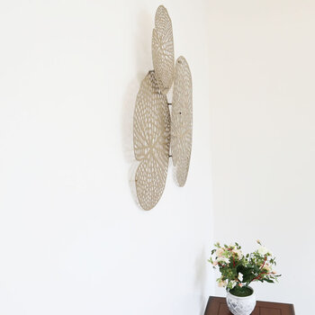 ウォールアートパネル 壁掛け 壁飾り ゴールド 送料無料-4