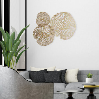 ウォールアートパネル 壁掛け 壁飾り ゴールド 送料無料-8