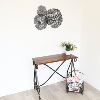 ウォールアートパネル 壁掛け 壁飾り ブラック 送料無料-7