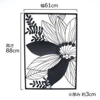 ウォールアートパネル 壁掛け 壁飾り フラワー　KA13470574-3020 送料無料-5