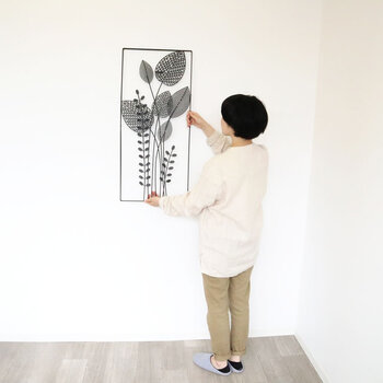 ウォールアートパネル 壁掛け 壁飾り フラワー 送料無料-6