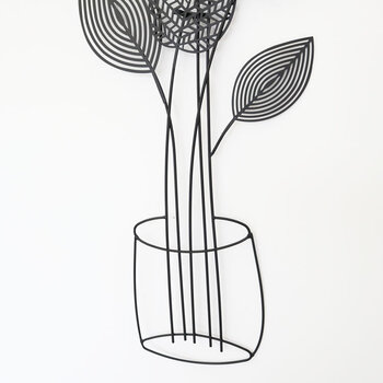 ウォールアートパネル 壁掛け 壁飾り フラワー　モダンテイスト 送料無料-2