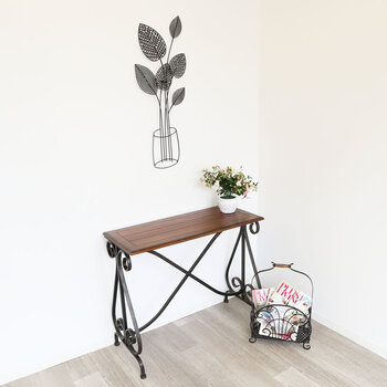 ウォールアートパネル 壁掛け 壁飾り フラワー　モダンテイスト 送料無料-6