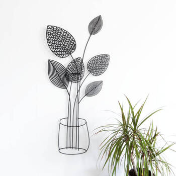 ウォールアートパネル 壁掛け 壁飾り フラワー　モダンテイスト 送料無料-7