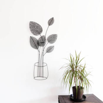 ウォールアートパネル 壁掛け 壁飾り フラワー　モダンテイスト 送料無料-8