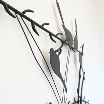 ウォールアートパネル 壁掛け 壁飾り 鳥 送料無料-3