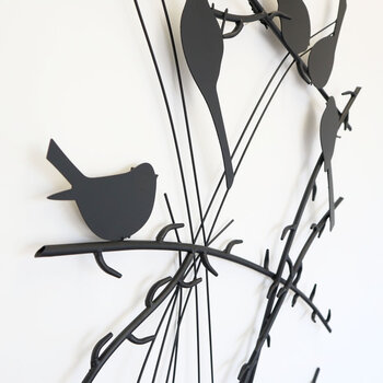 ウォールアートパネル 壁掛け 壁飾り 鳥 送料無料-4