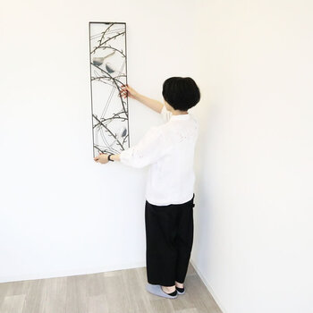 ウォールアートパネルB 壁掛け 壁飾り 鳥 送料無料-7