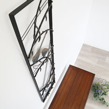 ウォールアートパネルB 壁掛け 壁飾り 鳥 送料無料-8