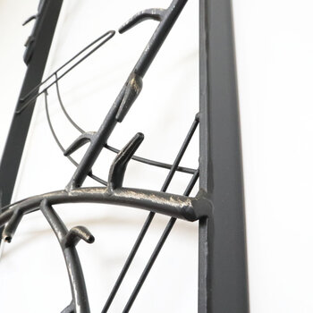 ウォールアートパネルA 壁掛け 壁飾り 鳥 送料無料-4