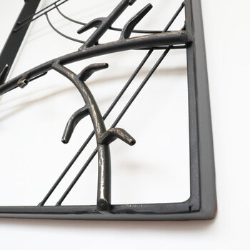 ウォールアートパネルA 壁掛け 壁飾り 鳥 送料無料-5