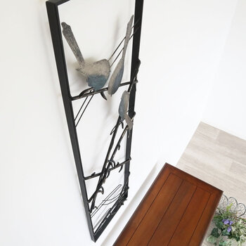 ウォールアートパネルA 壁掛け 壁飾り 鳥 送料無料-8