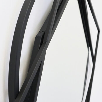 モダンテイスト ウォールアートアイアンミラー 鏡 壁飾り 送料無料-1