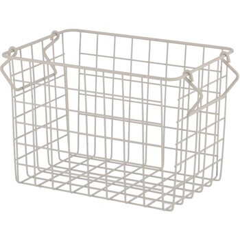 スタッキング ワイヤーバスケット 26x18x18cm 6個セット 送料無料-2