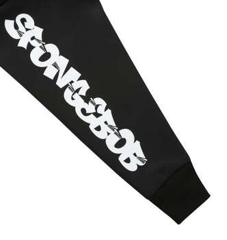 大きいサイズ SPONGEBOB ダンボールニットプリントフルジップパーカー 3L 4L 5L 6L ブラック ラッピング可 送料無料 即日発送-2