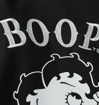 大きいサイズ BETTY BOOP ダンボールニットフルジップパーカー 3L 4L 5L 6L ブラック ラッピング可 送料無料 即日発送-3