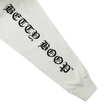 大きいサイズ BETTY BOOP 天竺プリント長袖Tシャツ 3L 4L 5L 6L オフホワイト ラッピング可 送料無料 即日発送-3