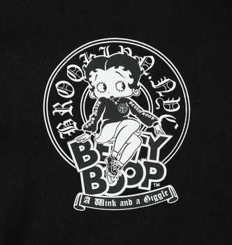 大きいサイズ BETTY BOOP 天竺プリント長袖Tシャツ 3L 4L 5L 6L ブラック ラッピング可 送料無料 即日発送-3