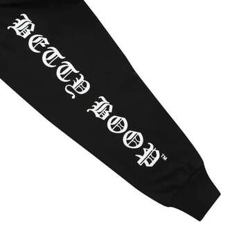 大きいサイズ BETTY BOOP 天竺プリント長袖Tシャツ 3L 4L 5L 6L ブラック ラッピング可 送料無料 即日発送-4