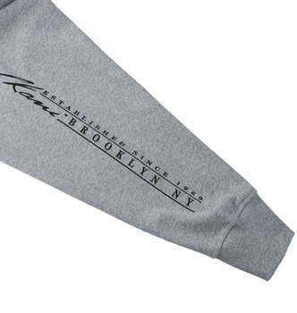 大きいサイズ KARL KANI 裏毛フルジップパーカー 3L 4L 5L 6L 8L ミックスグレー ラッピング可 送料無料 即日発送-5