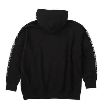 大きいサイズ KARL KANI 裏毛フルジップパーカー 3L 4L 5L 6L 8L ブラック ラッピング可 送料無料 即日発送-1