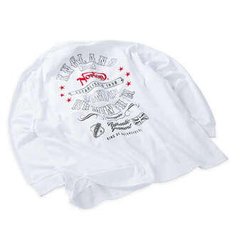大きいサイズ Norton 天竺長袖Tシャツ 3L 4L 5L 6L 8L ホワイト ラッピング可 送料無料 即日発送-4