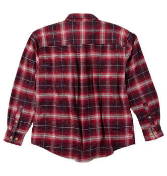 大きいサイズ Mc.S.P モールチェック長袖シャツジャケット 3L 4L 5L 6L 8L レッド ラッピング可 送料無料 即日発送-1
