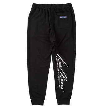 大きいサイズ KARL KANI 裏毛スウェットパンツ 3L 4L 5L 6L 8L ブラック ラッピング可 送料無料 即日発送-1