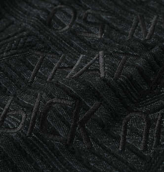 大きいサイズ in the attic ジャガード刺繍長袖Tシャツ 3L 4L 5L 6L ブラック ラッピング可 送料無料 即日発送-3