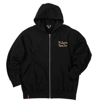 大きいサイズ 絡繰魂抜刀娘 妃那フルジップパーカー 3L 4L 5L 6L ブラック ラッピング可 送料無料 即日発送-1