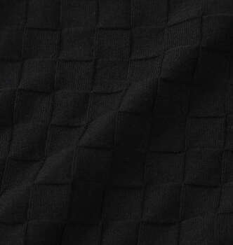 大きいサイズ GLADIATE 刺繍ブロックジャガード長袖VネックTシャツ 3L 4L 5L 6L ブラック ラッピング可 送料無料 即日発送-2