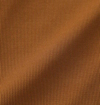 大きいサイズ COLLINS ミニワッフル長袖カーディガン+天竺半袖Tシャツ 3L 4L 5L 6L 8L ブラウン×ホワイト ラッピング可 送料無料 即日発送-2