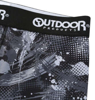 大きいサイズ OUTDOOR PRODUCTS ポリエステルベア天スプラッシュ柄ボクサーパンツ 3L 4L 5L 6L 7L 8L ブラック ラッピング可 送料無料 即日発送-1