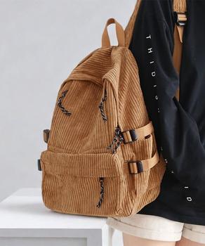 リュックサック コーデュロイ レディース 送料無料 即日発送-4