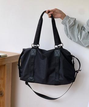 大容量トートバッグA4通勤通学斜め掛け鞄 送料無料 即日発送-4