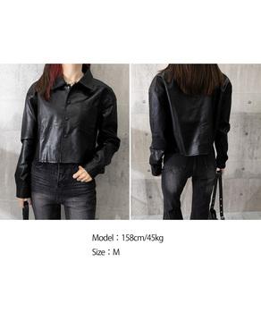 ライダースジャケット レディースアウター 送料無料 即日発送-7