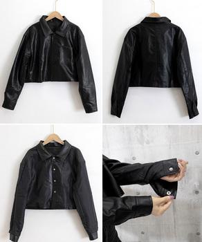 ライダースジャケット レディースアウター 送料無料 即日発送-8