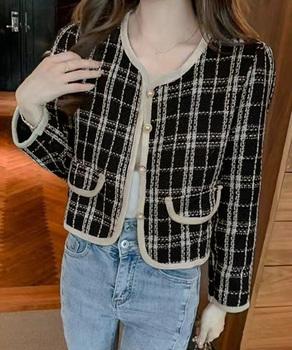 ツイードジャケット ライトアウター 送料無料 即日発送-2