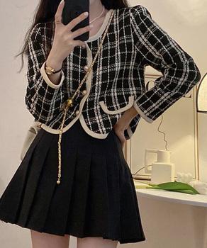 ツイードジャケット ライトアウター 送料無料 即日発送-4